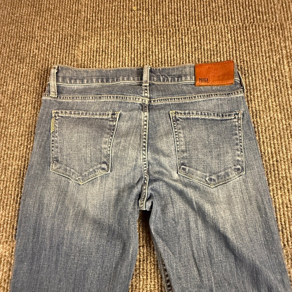 Paige Federal Slim Straight Jeans Mens Size 30 Tudor Blue Wash M655212-880 Denim - Picture 11 of 15